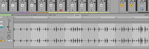 MIDI drums that have been converted to audio in Ableton